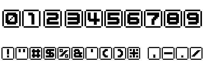 KEYmode Alphabet Font OTHER CHARS