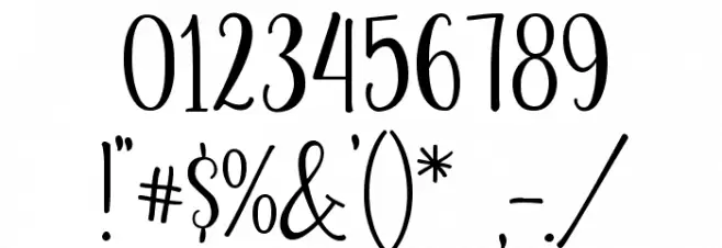 Ke Aloha Font OTHER CHARS