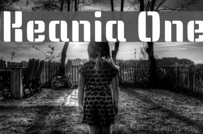 Keania One Font examples
