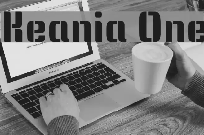 Keania One Font examples