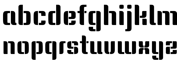 Keania One Font LOWERCASE