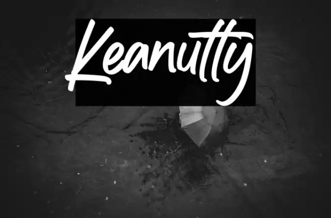 Keanutty Font examples