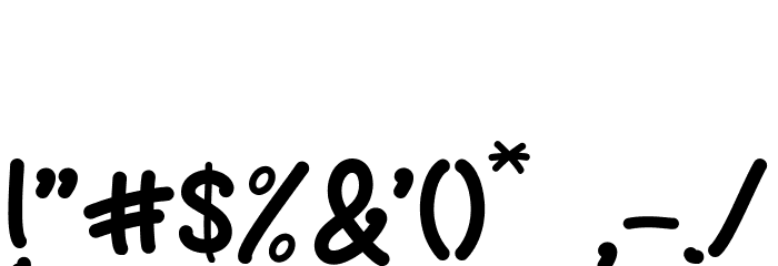 Kebo demo Font OTHER CHARS
