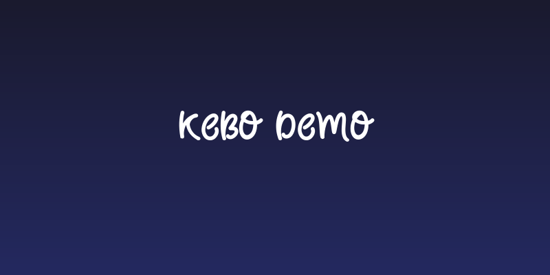 Kebo demo Social Header