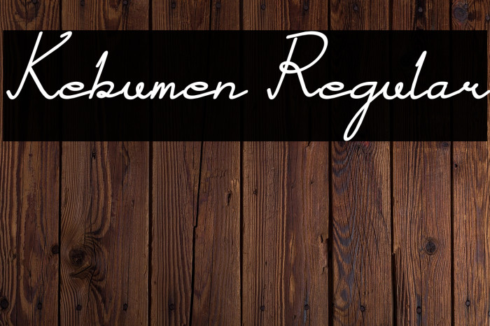 Kebumen Regular Example 1