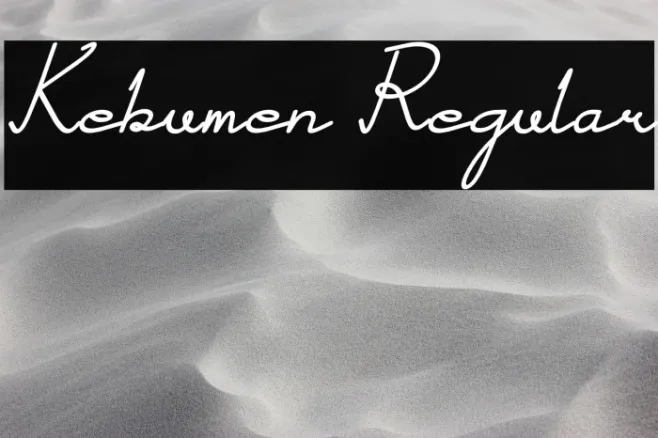 Kebumen Regular Example 2