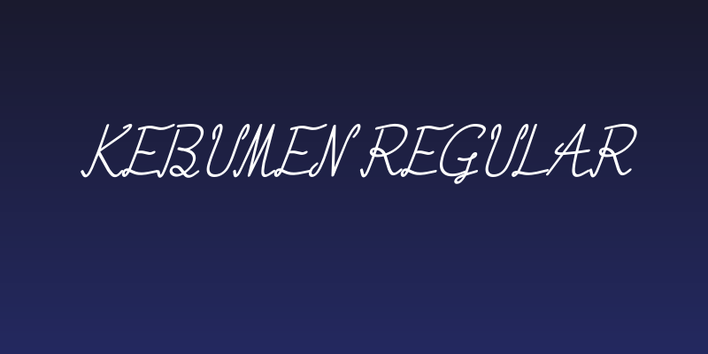Kebumen Regular Social Header