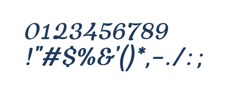 KecapPersonalUse-Italic Other Characters