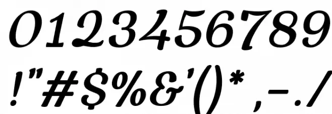 KecapPersonalUse-Italic Font OTHER CHARS