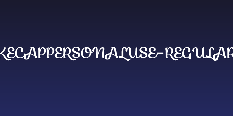 KecapPersonalUse-Regular Social Header