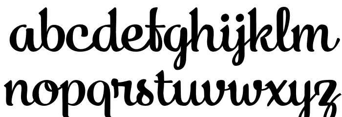 KecapPersonalUse-Regular Font LOWERCASE