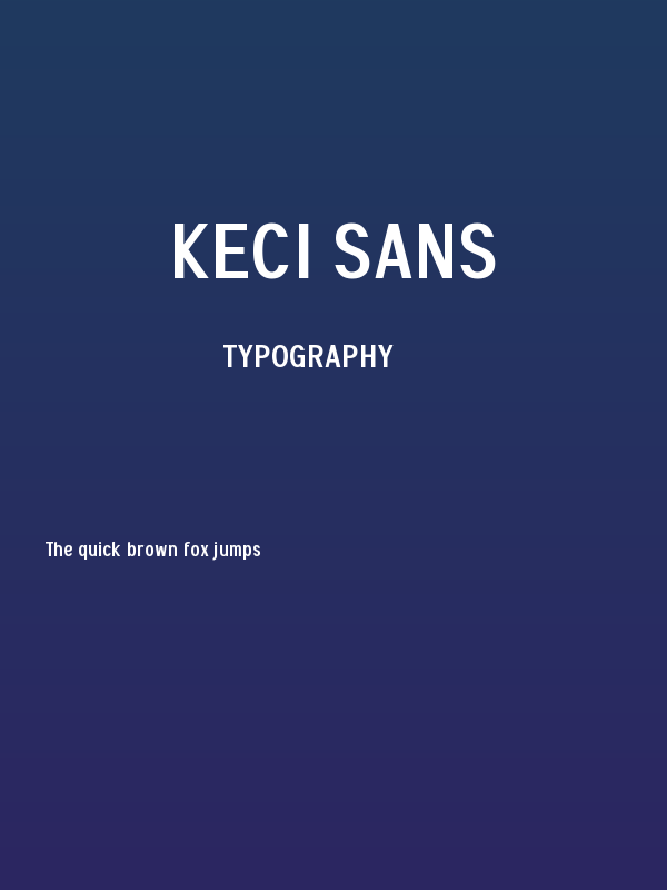 Keci Sans Poster