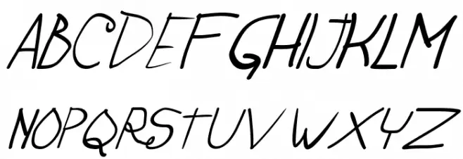 KecilCabeRawit-Italic Polices MAJUSCULES