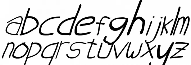 KecilCabeRawit-Italic フォント 小文字