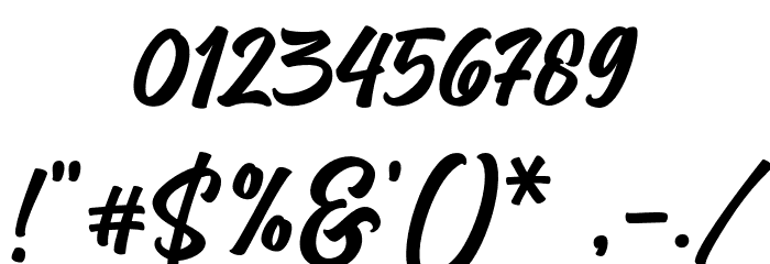 KedmoteScript フォント その他の文字