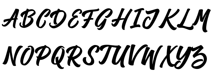 KedmoteScript フォント 大文字