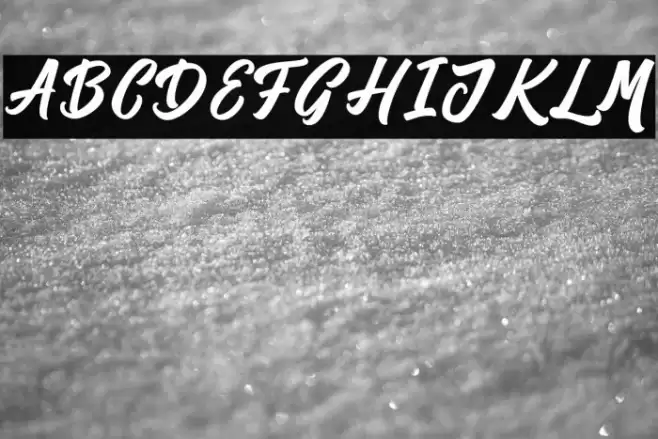 KedmoteScript Font examples