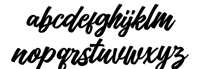 KedmoteScript フォント 小文字