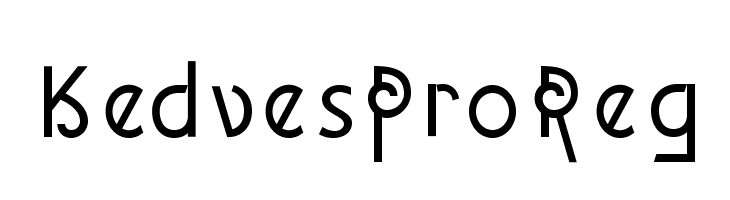 KedvesProReg  免费字体下载