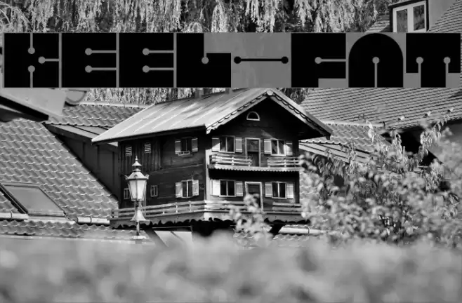 Keel-Fat Font examples