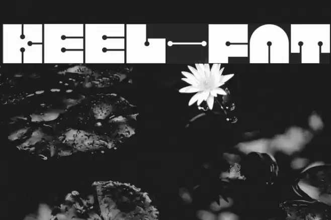 Keel-Fat Font examples