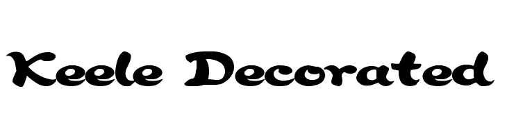 Keele Decorated  フリーフォントのダウンロード
