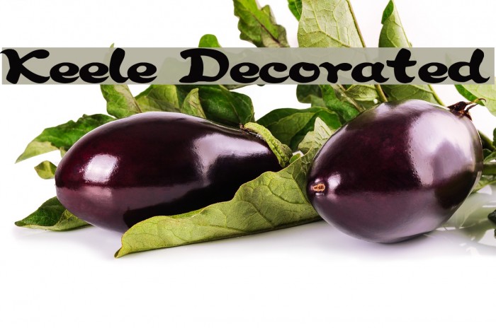 Keele Decorated Example 1