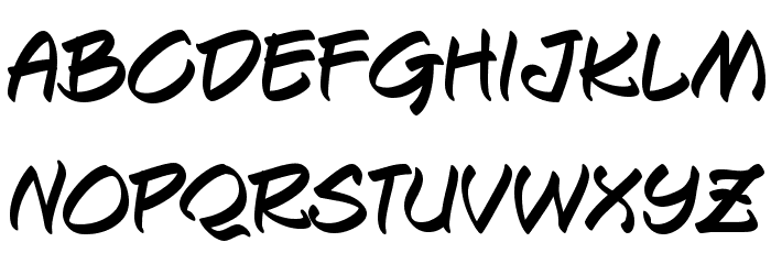 Keelhauled BB Font LOWERCASE