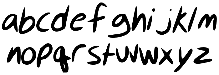 Keen_Incisions Font LOWERCASE