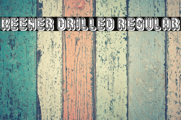 Keener Drilled Regular Example 3