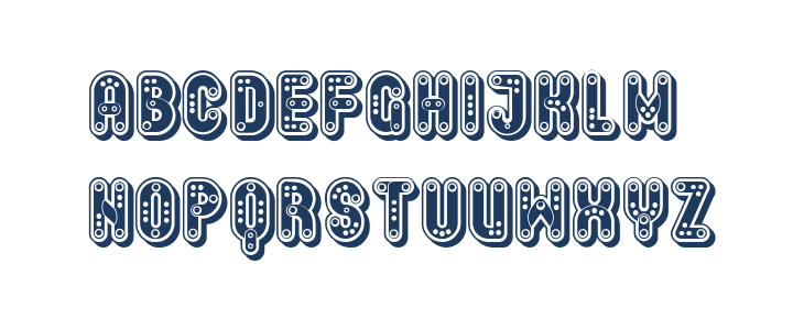 Keener Drilled Regular Lowercase