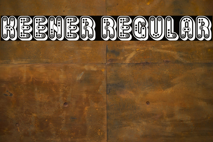 Keener Regular Example 1