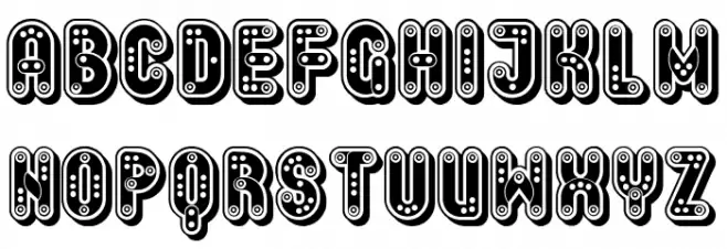 Keener Regular Font LOWERCASE