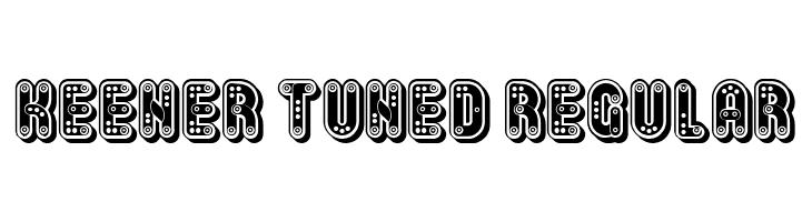 Keener Tuned Regular  font caratteri gratis