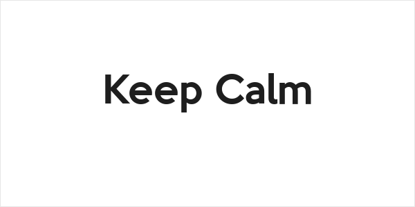 Keep Calm Logo