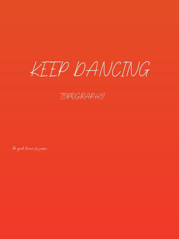 Keep Dancing Poster