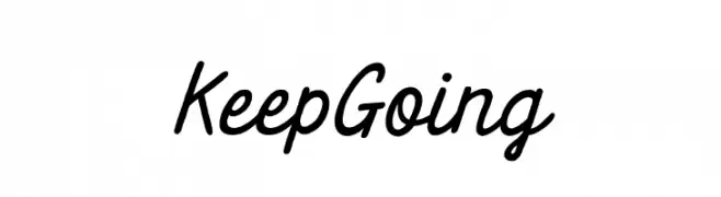 Keep Going  baixar fontes gratis