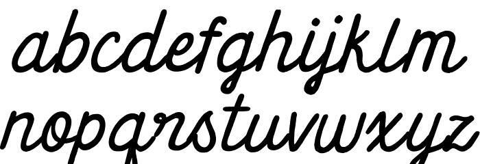 Keep Going Font LOWERCASE