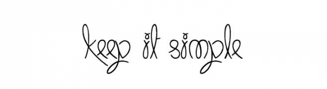 Keep It Simple  Free Fonts Download