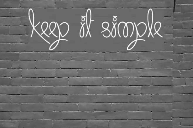 Keep It Simple フォント examples