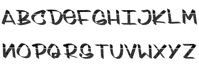Keep Out Font LOWERCASE