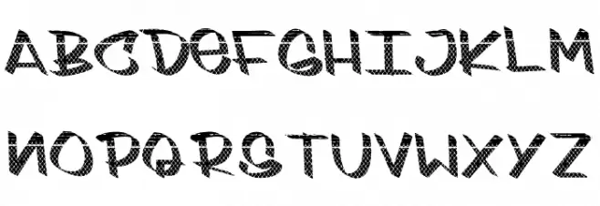 Keep Out Schriftart Kleinbuchstaben