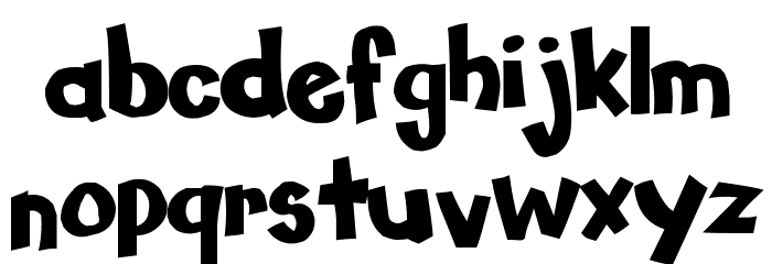 Keep Out Font LOWERCASE