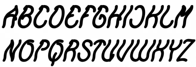 Keep Quite and Simple Bold Italic Fuentes MAYÚSCULAS