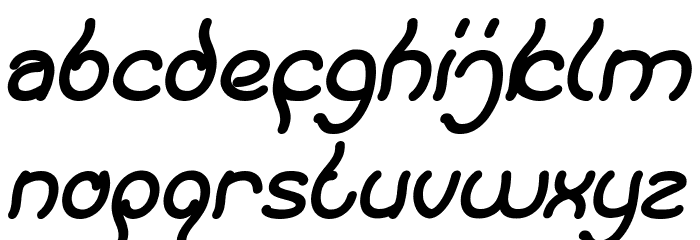 Keep Quite and Simple Bold Italic Font LOWERCASE