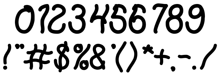 Keep Quite and Simple Bold Font OTHER CHARS