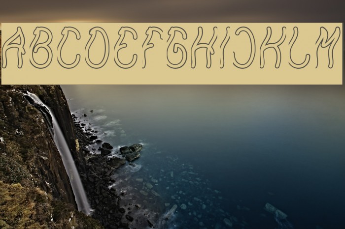 Keep Quite and Simple-Hollow-In Font examples