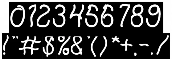 Keep Quite and Simple-Inverse Font OTHER CHARS