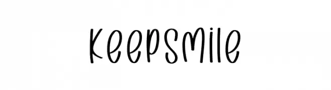 Keep Smile  Fuentes Gratis Descargar