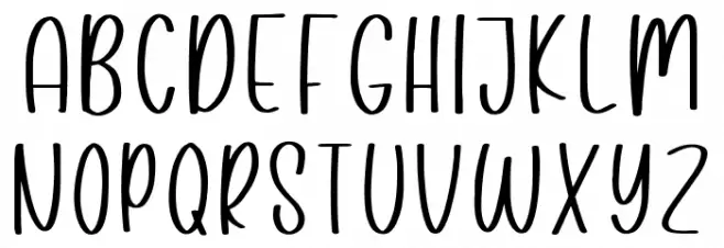 Keep Smile Шрифта ВЕРХНИЙ